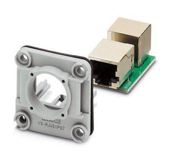 Фото VS-08-A-RJ/MOD-F-IP67-SET-BU Комплект з'єднувача ETHERNET &ndash; 1652910 від Phoenix Contact