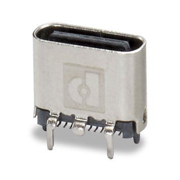 Фото CUC-USB3.1-J1ST-S/UCF-SMD Роз'єм USB для друкованої плати &ndash; 1332646 від Phoenix Contact