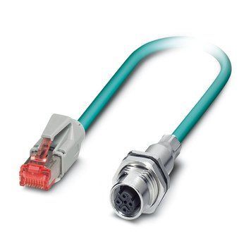Фото VS-M12FSBPS-IP20-93E-LI/1,0 Підготовлений кабель ETHERNET &ndash; 1404206 від Phoenix Contact