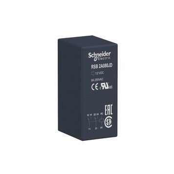 Фото Реле управління,2co,=12в &ndash; RSB2A080JD від Schneider Electric