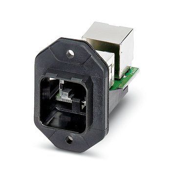 Фото VS-PPC-F1-RJ45-POBK-1RF-BU/BU&nbsp;Монтажна рама RJ45 &ndash; 1404760 від Phoenix Contact