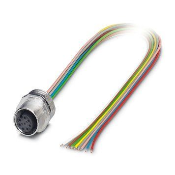 Фото SACC-E-M12FS-8CON-PG9/2,0 Вбудовуваний з'єднувач для датчика / виконавчого елемента, гніздо &ndash; 1401846 від Phoenix Contact