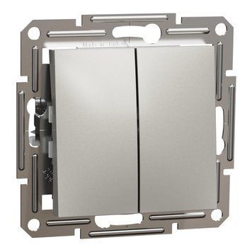 Фото 2-кл. вимикач кнопк. asfora бронза &ndash; EPH1100169 від Schneider Electric
